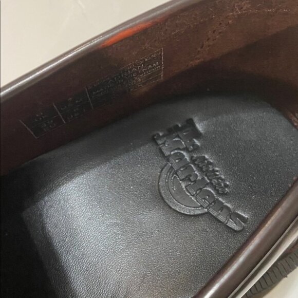 Dr. Martens Adrian NEW Cherry Red Arcadia Loafers Size 7  Classic Tassel Design - Picture 9 of 15